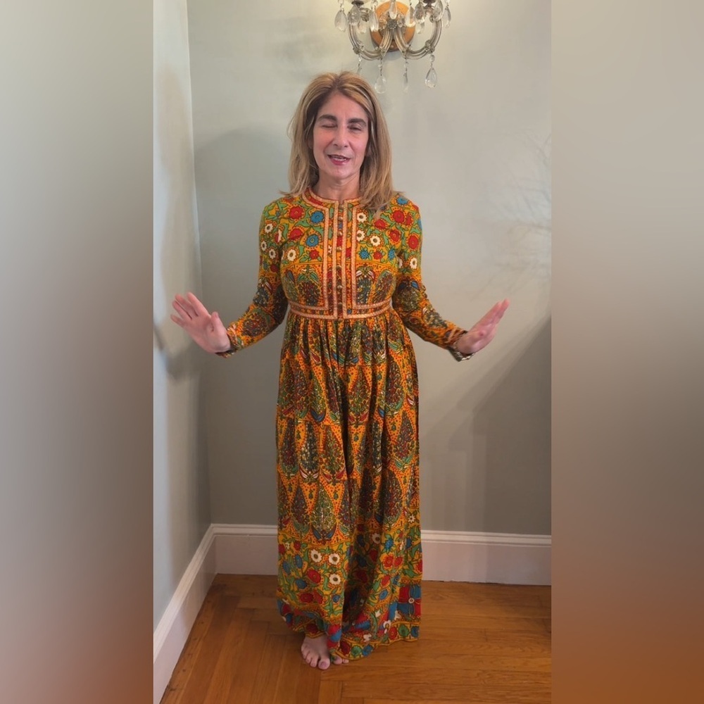 MAKANNA Inc Of Boston Vintage Hostess Romper 1960s XS - Picture 2 of 12